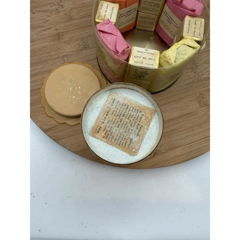 Benandre‎ Luxury Bath Oil Crystals And Bath Soap By Ben Rickert New Vintage